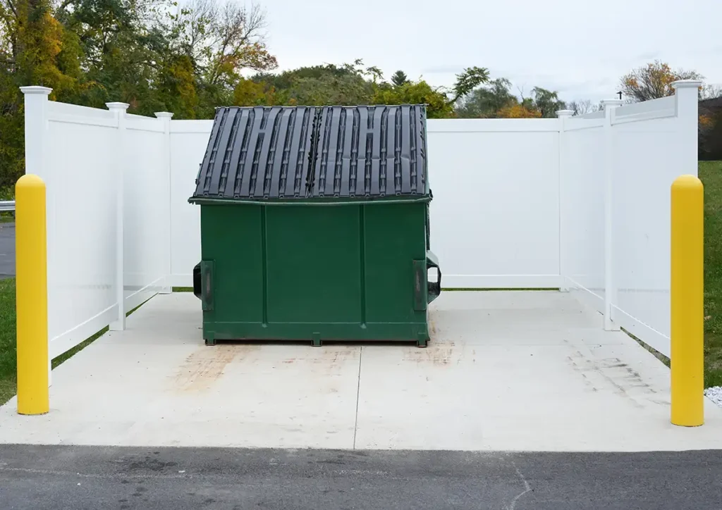 Commercial concrete services - Concrete Trash Pads for Commercial Use - Pana IL